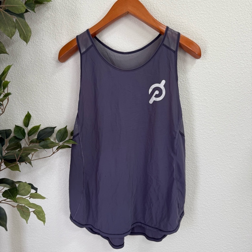 Lululemon Athletica Peloton Purple Sleeveless Activewear Sport Tank Top Size 10